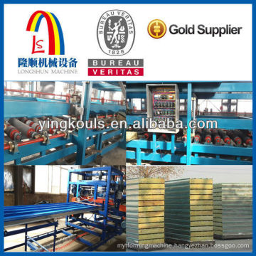 EPS&Rockwool&Glass fibre Sandwich Composite Panel Steel Structural Machine LSF-7